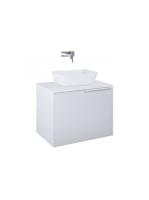 Arezzo design Malibu matt fehér alsószekrény 1+1 fiók, 70 cm AR-168380