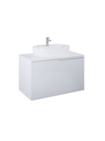 Arezzo design Malibu matt fehér alsószekrény 1+1 fiók, 90 cm AR-168381