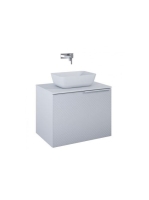 Arezzo design Malibu matt szürke alsószekrény 1+1 fiók, 70 cm AR-168383