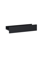 Arezzo design univerzális polc 40 cm, matt fekete AR-168449