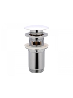 Arezzo design click-clack lefolyó, fehér AR-726W