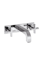 Axor Citterio 3-lyukú mosdócsaptelep falsík alatti szerelésh