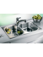 Blanco Tipo 8 Compact rozsdamentes acél mosogató 513459 - Ko