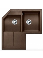 Blanco Metra 9 E gránit sarok mosogató csepegtetővel és lefo