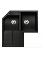 Blanco Metra 9 E gránit sarok mosogató csepegtetővel és lefo