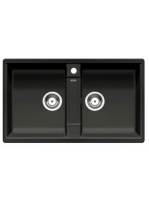 Blanco Zia 9 kétmedencés gránit mosogató 86x50 csaplyukkal é