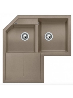 Blanco Metra 9 E gránit sarok mosogató csepegtetővel és lefo