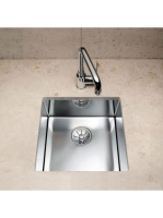 BLANCO Claron 400-U InFino selyemfényű rozsdamentes acél mos