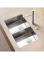 BLANCO Claron 400/400-U Infino selyemfényű rozsdamentes acél