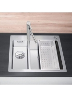 BLANCO Claron 340/180-IF/A Infino selyemfényű rozsdamentes a