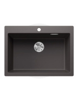 Blanco Pleon 8 egymedencés gránit mosogató 70x51 cm, palaszü