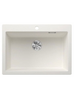 Blanco Pleon 8 egymedencés gránit mosogató 70x51 cm, fehér 5