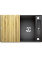 BLANCO Axia III 45 S-F Silgránit mosogató excenterrel, fa vá