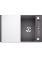 BLANCO Axia III 45 S-F Silgránit mosogató excenterrel, üveg
