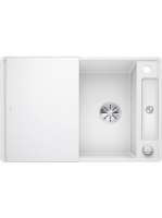 BLANCO Axia III 45 S-F Silgránit mosogató excenterrel, üveg