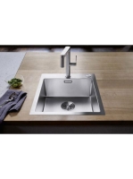 BLANCO Claron 400-IF/A DX Durinox matt rozsdamentes acél mos