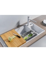 Blanco Axia III 6 S két medencés gránit mosogató 100x51 cm f