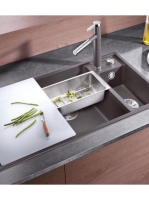 Blanco Axia III 6 S két medencés gránit mosogató 100x51 cm ü