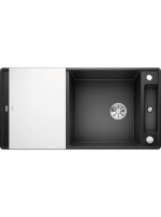 BLANCO Axia III XL 6 S-F Silgránit mosogató excenterrel, üve