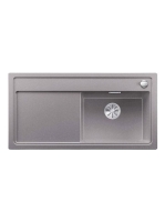 Blanco Zenar XL 6 S alumetál mosogató jobboldali főmedencéve
