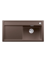Blanco Zenar XL 6 S kávé mosogató jobboldali főmedencével fa