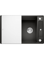 BLANCO Axia III 45 S-F Silgránit mosogató excenterrel, üveg
