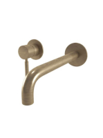 Bugnatese Kobuk falsík alatti 2-lyukas mosdócsaptelep 22 cm-es kifolyóval, fix kötési távolsággal, bronz 2265BR