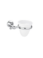 Bugnatese Tradicionális fali pohártartó porcelán betéttel, bronz 25802BR