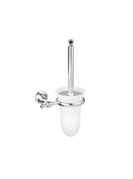Bugnatese Tradicionális fali WC kefe tartó porcelán betéttel, bronz 25825BR