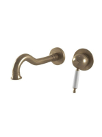Bugnatese Oxford falsík alatti mosdócsaptelep 19 cm-es kifolyóval, Click-Clack leeresztővel, bronz 6345SCBR