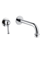 Bugnatese Denver 2-lyukas fali mosdócsaptelep leeresztő nélkül, 22 cm-es kifolyóval, bronz 6451BR