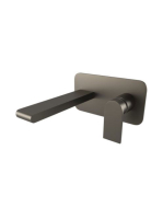 Bugnatese Simple falsík alatti mosdócsaptelep 15,5 cm-s kifolyóval, grafit fekete 6643GF