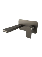Bugnatese Simple falsík alatti mosdócsaptelep 15.5 cm-es kifolyóval, click-clack leeresztővel, grafit fekete 6643SCGF