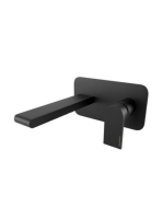 Bugnatese Simple falsík alatti mosdócsaptelep 15.5 cm-es kifolyóval, click-clack leeresztővel, matt fekete 6643SCNE