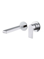 Bugnatese Simple falsík alatti mosdócsaptelep 15.5 cm-es kifolyóval, click-clack leeresztővel, króm 6645SCCR