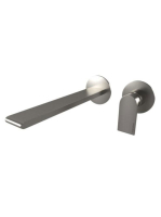Bugnatese Simple falsík alatti mosdócsaptelep 21 cm-es kifolyóval, click-clack leeresztővel, rozsdamentes acél hatású 6646SCNS