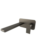 Bugnatese Simple falsík alatti mosdócsaptelep 21 cm-es kifolyóval, grafit fekete 6647GF