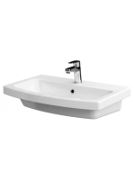 Cersanit Easy 70 kerámia mosdó túlfolyóval, CleanPro bevonat