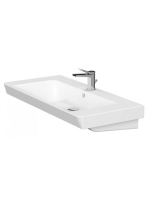Cersanit Mille 100 bútorra szerelhető kerámia mosdó túlfolyó