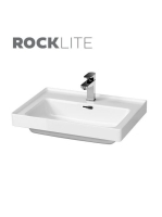 Cersanit Crea 60 Rocklite beépíthető kerámia mosdó K114006 -