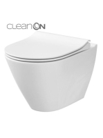 Cersanit City fali WC csésze rejtett rögzítéssel és Cleanon