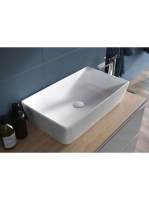 Cersanit City pultra ültethető mosdótál 60x36 kerámia lefoly