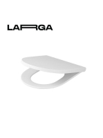 Cersanit Larga levehető Soft-Close WC ülőke, fehér K98-0229