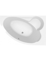 Cersanit Kaliope 153x100 jobbos aszimmetrikus akril kád S301