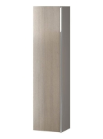 Cersanit Virgo szürkés tölgy magas szekrény 160x40, króm fog