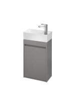 Cersanit Crea 1 ajtós fali szekrény és kerámia mosdóval 40x2