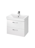 Cersanit Lara 50 fehér alsószekrény Mille kerámia mosdóval S