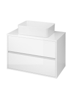 Cersanit Crea 80 mosdószekrény munkalappal, pultratehető mos