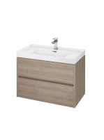 Cersanit Crea alsószekrény 80 cm-es mosdóhoz, tölgy S924009
