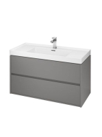 Cersanit Crea alsószekrény 100 cm-es mosdóhoz, matt szürke S